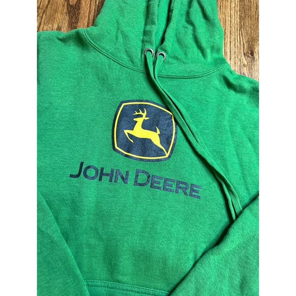 John Deere Hoodie Sweatshirt Adult Medium - Picture 3 of 5